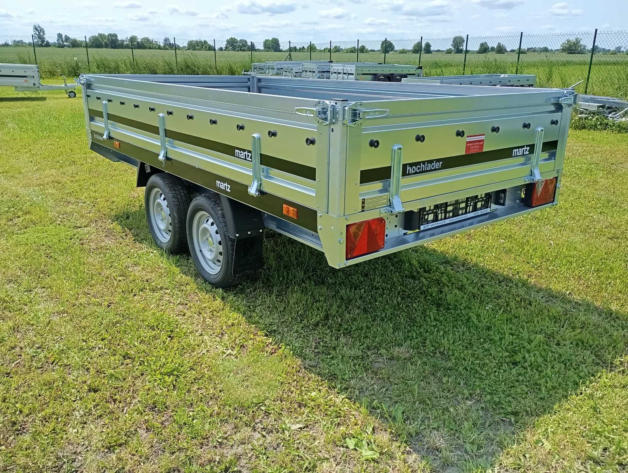 Przyczepa samochodowa Martz HOCHLADER 304x150 platforma