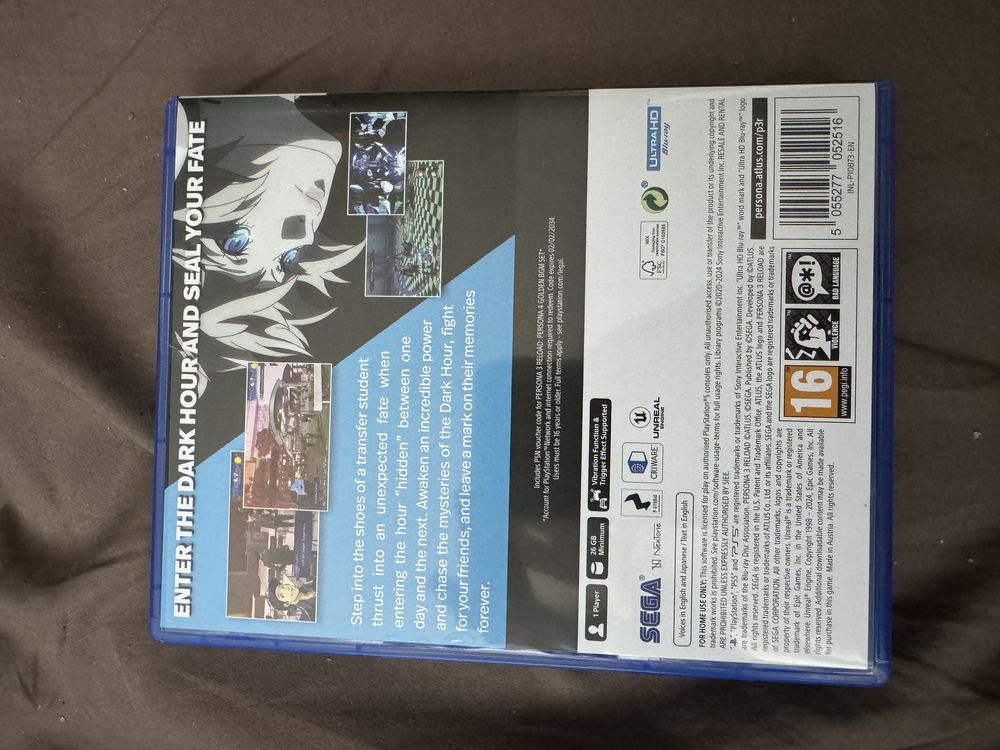 Gra Persona 3 Reload Playstation 5