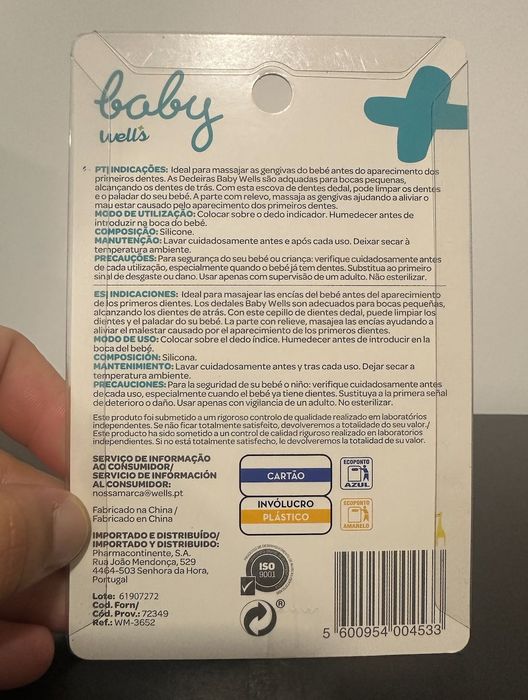 Dedeiras para Higiene Oral do bebé Novo