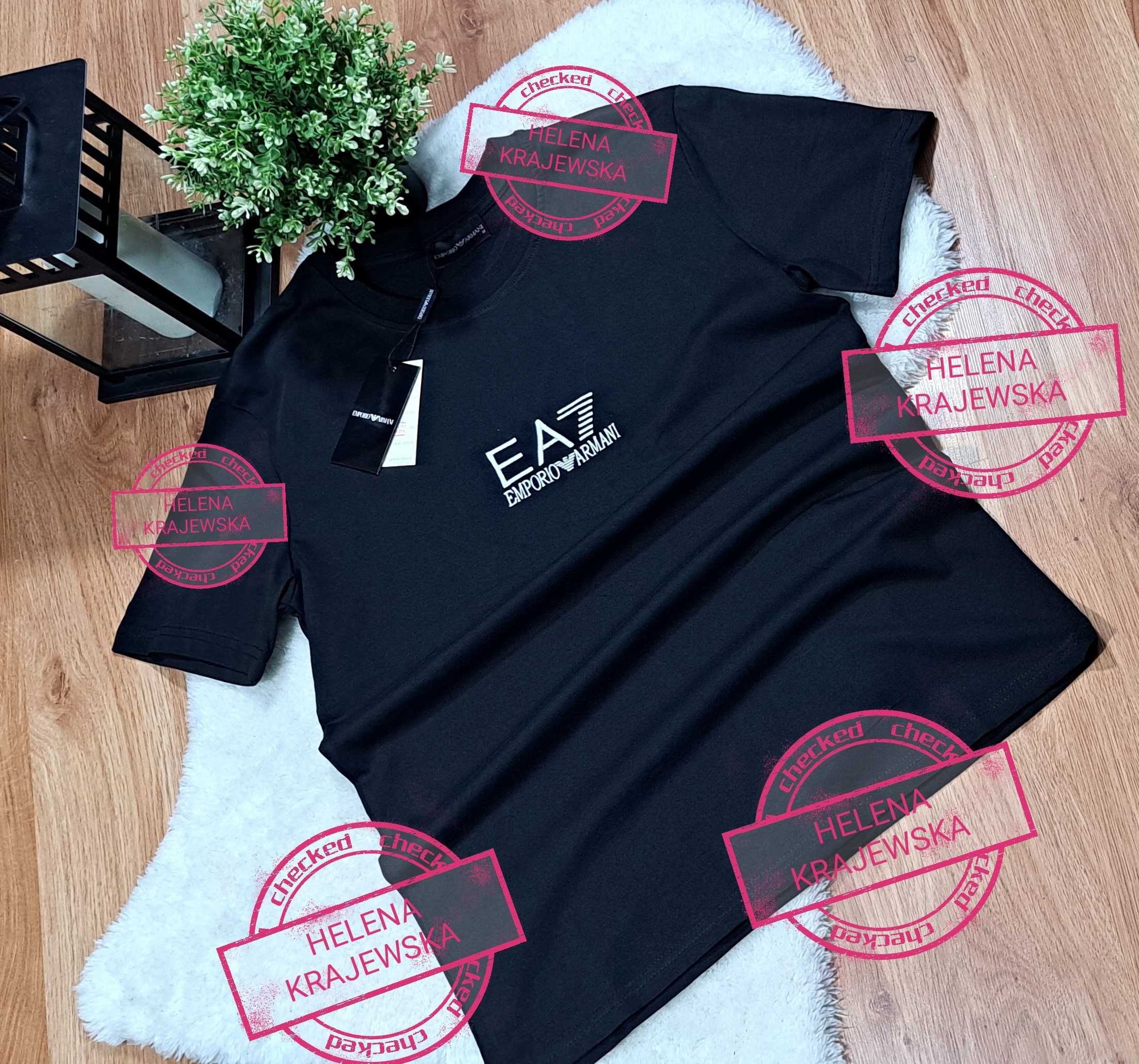 Koszulka Męska Emporio Armani czarna Premium XXL