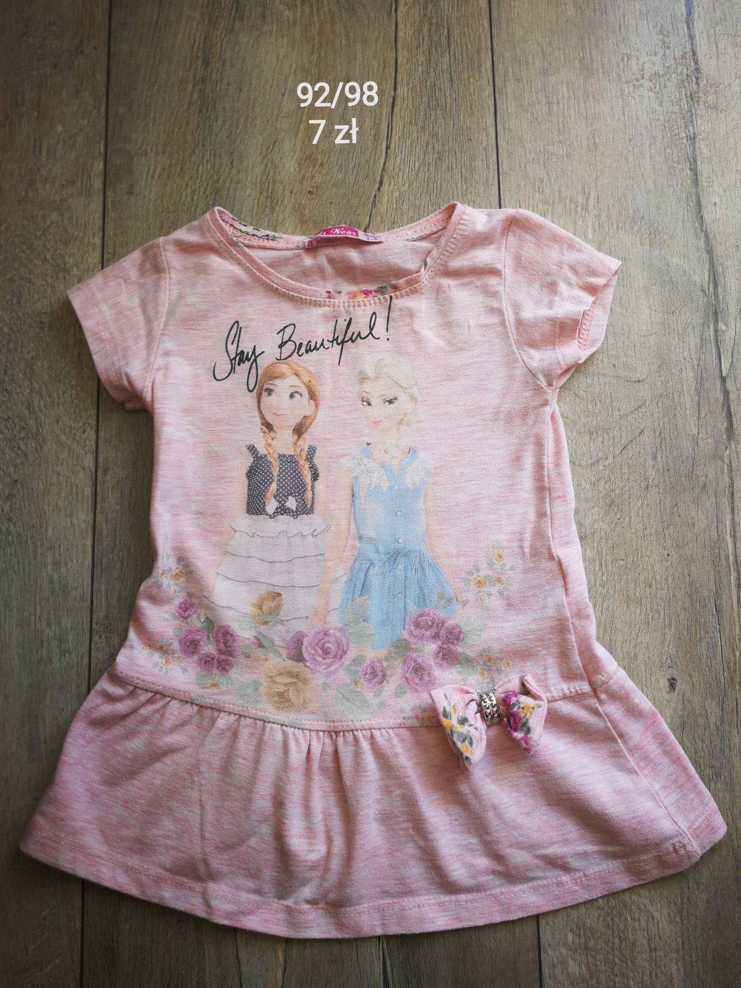 7 sztuk tshirtów r.92