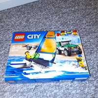 Klocki lego City  60149 Terenówka 4x4 z katamaranem