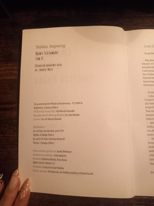 Biblia impulsy bierzmowanie