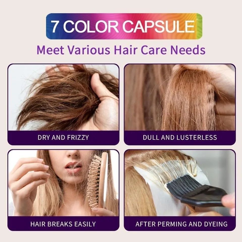 Капсули для волосся мікс різні кольори 30 шт акція!!
