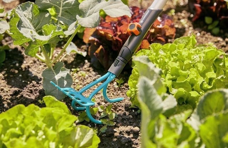 Motyka z pazurkami do ogrodu Kultywator 3-zębny GARDENA