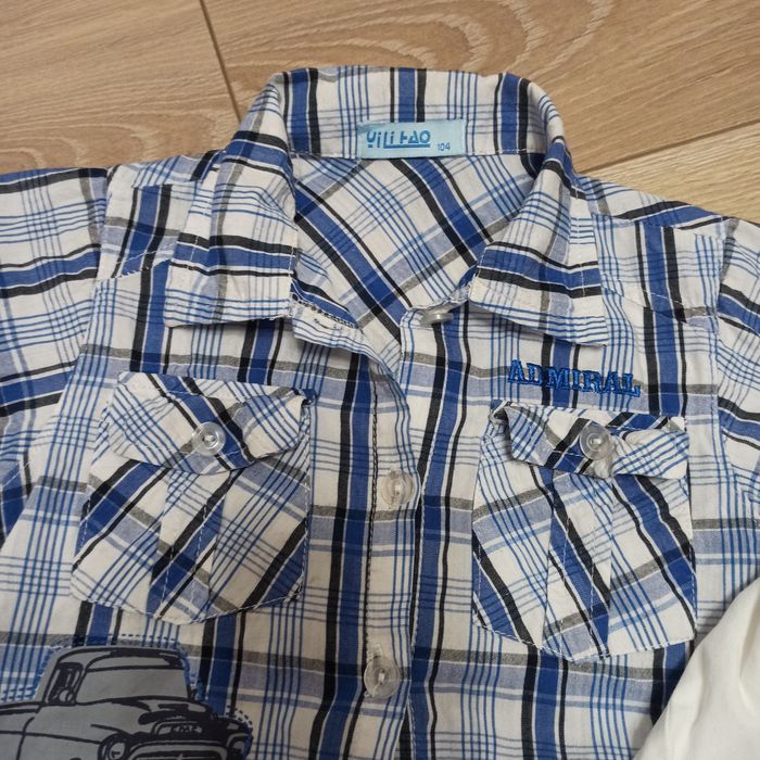 Zestaw koszula spodnie rozmiar 86-92 galowy wizytowy