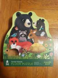 Puzzle Crocodile Creek forest friends 36 elementów