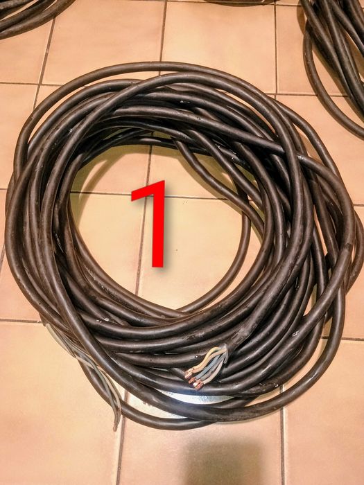 Kable przewody 5x2.5 gumowe 3x25mb