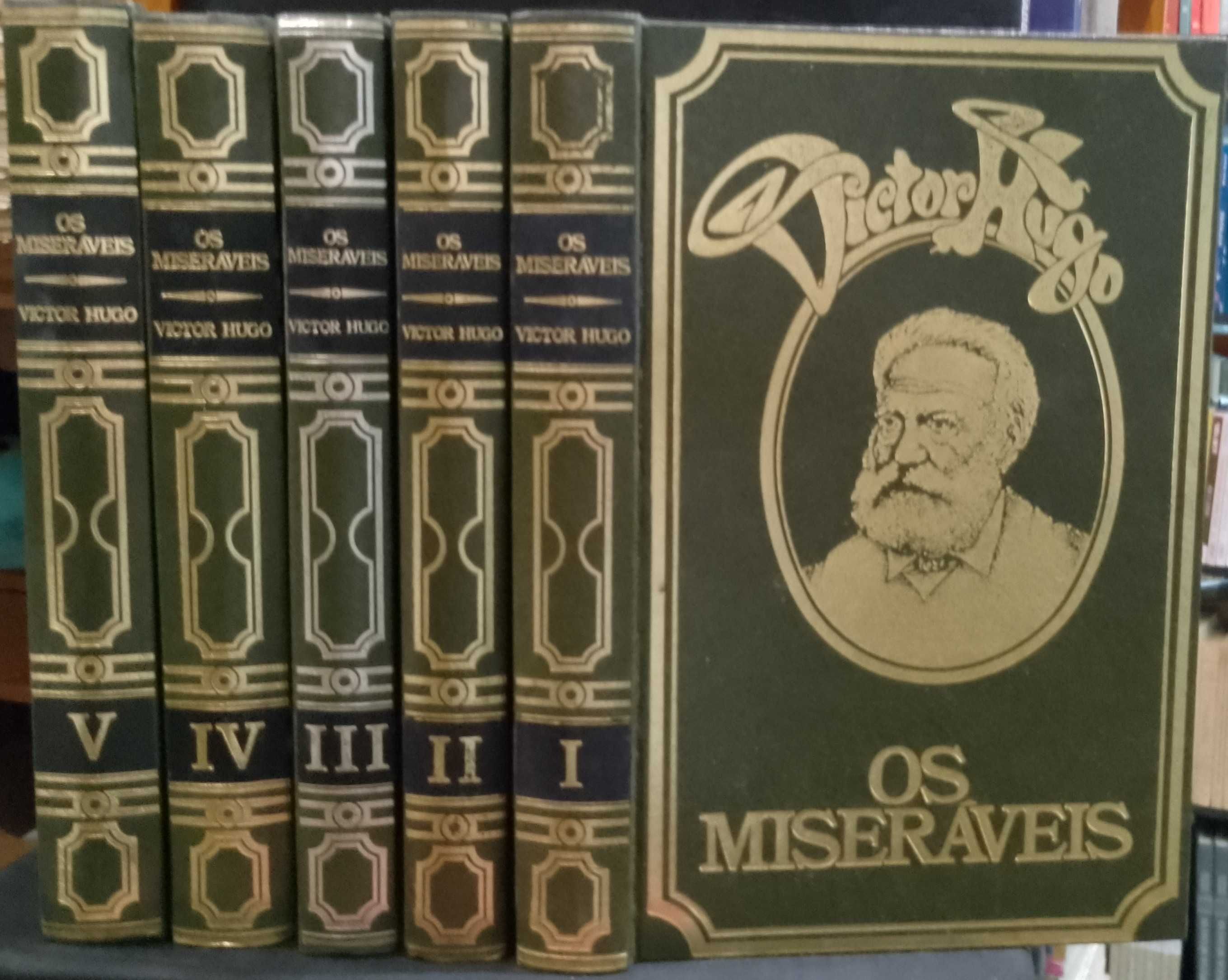 Os Miseráveis - Victor Hugo 5 Volumes