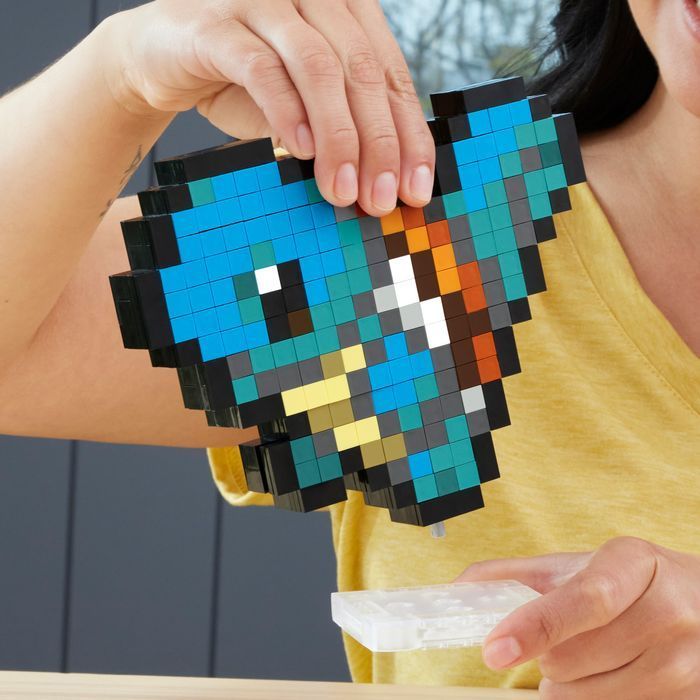 mega construx klocki 367 el pokemon squirtle pixel art