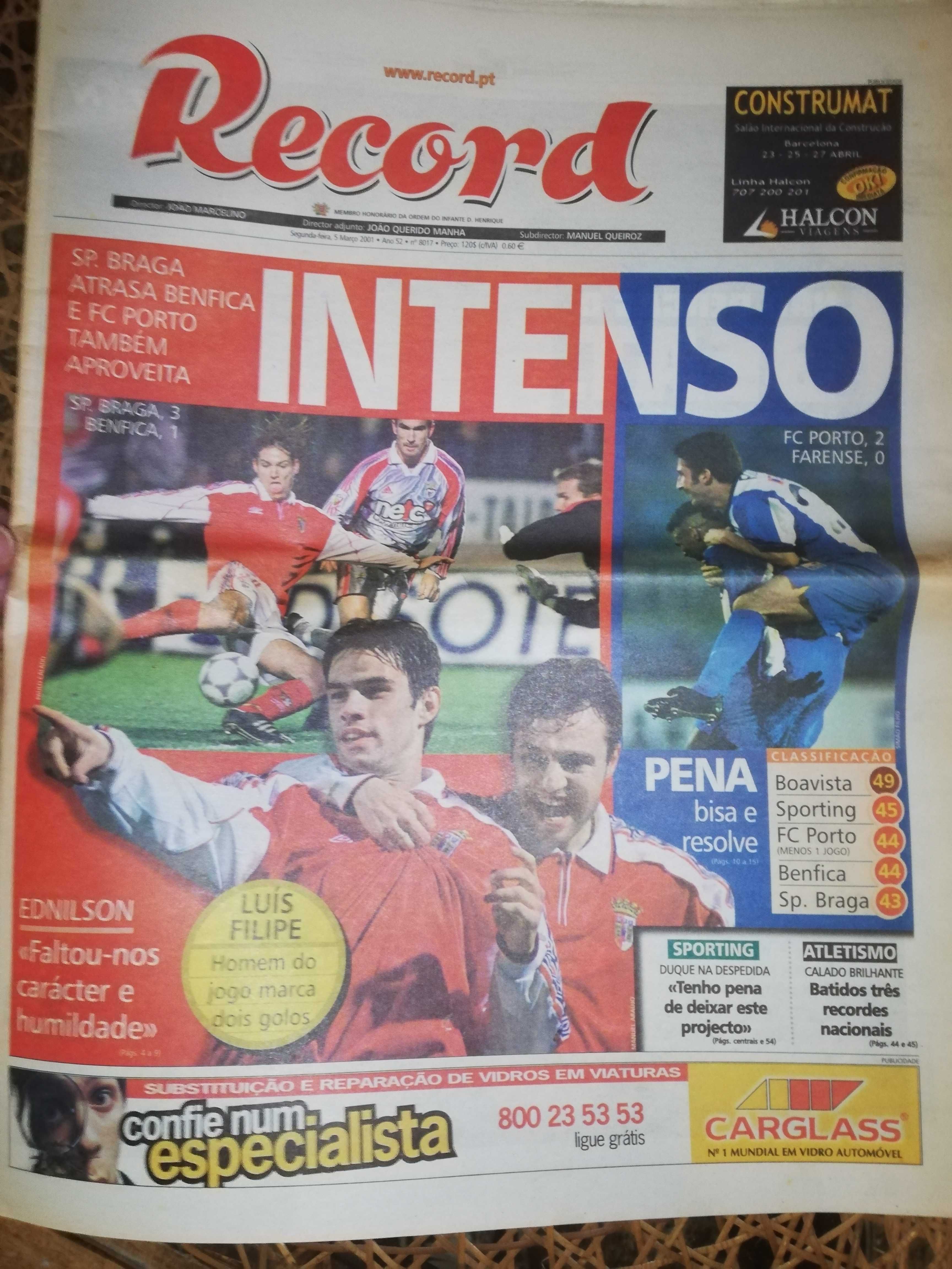 Jornal Record Feher Braga