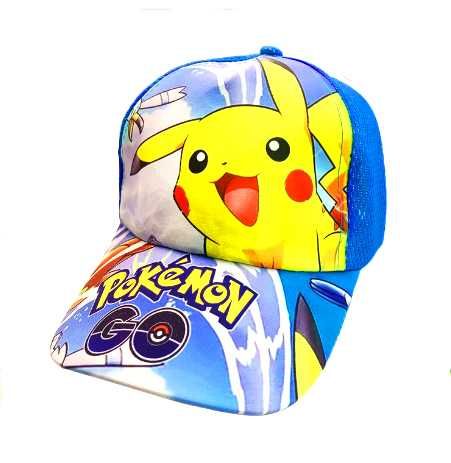 niebieska czapka z daszkiem dla dziecka Pokemon Pikaczu