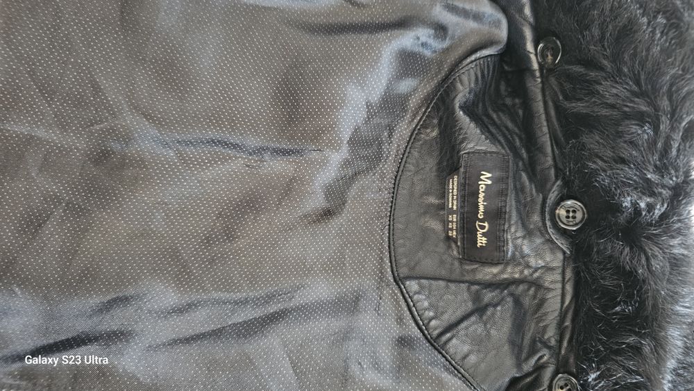 Massimo Dutti kurtka damska skóra XS