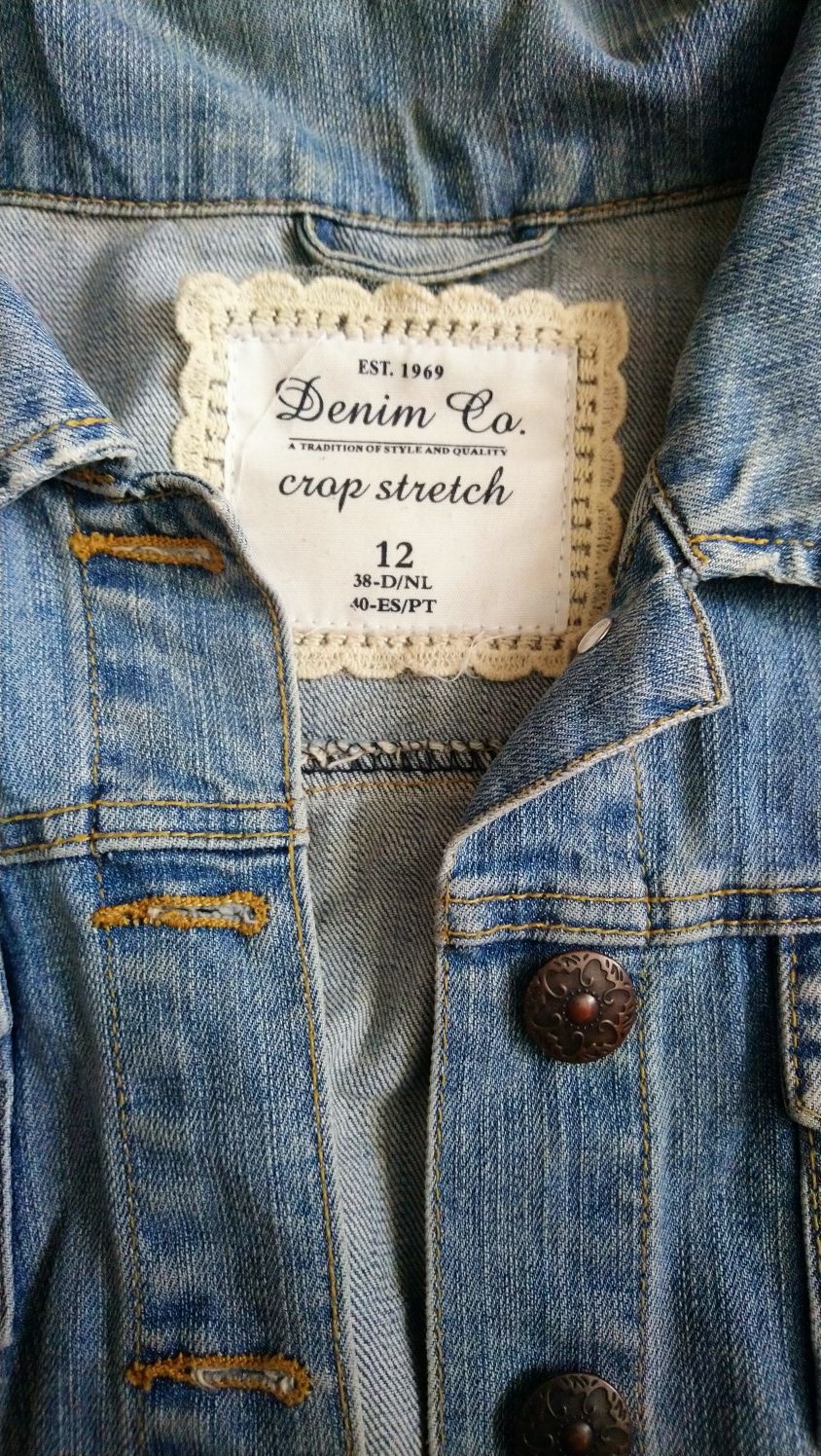 Коротка джинсова курточка Denim Co 12/38 розмір