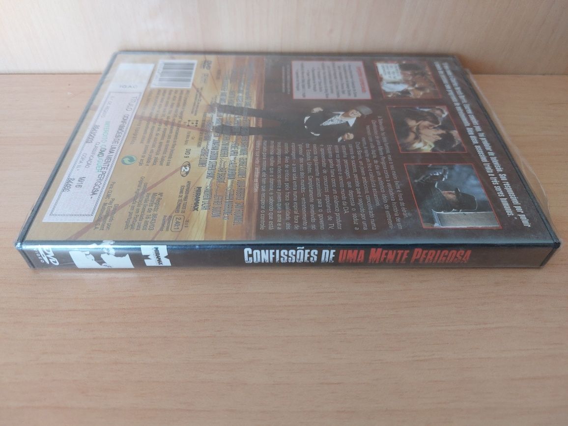 DVD Novo e Selado - Confissões de uma Mente Perigosa