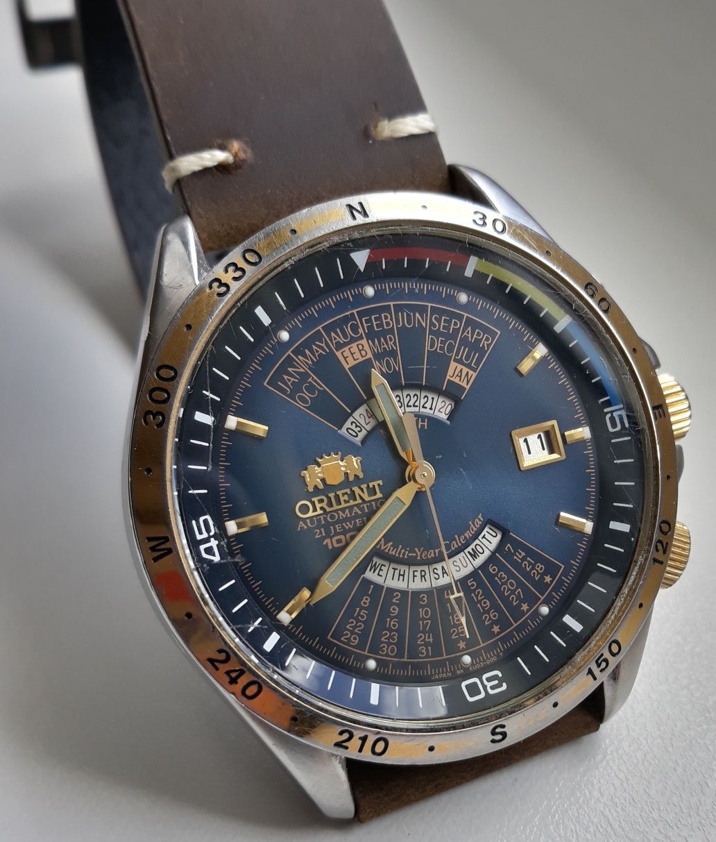 Zegarek Orient Multi Year Calender ,Cesarski,Patelnia, Automatic
