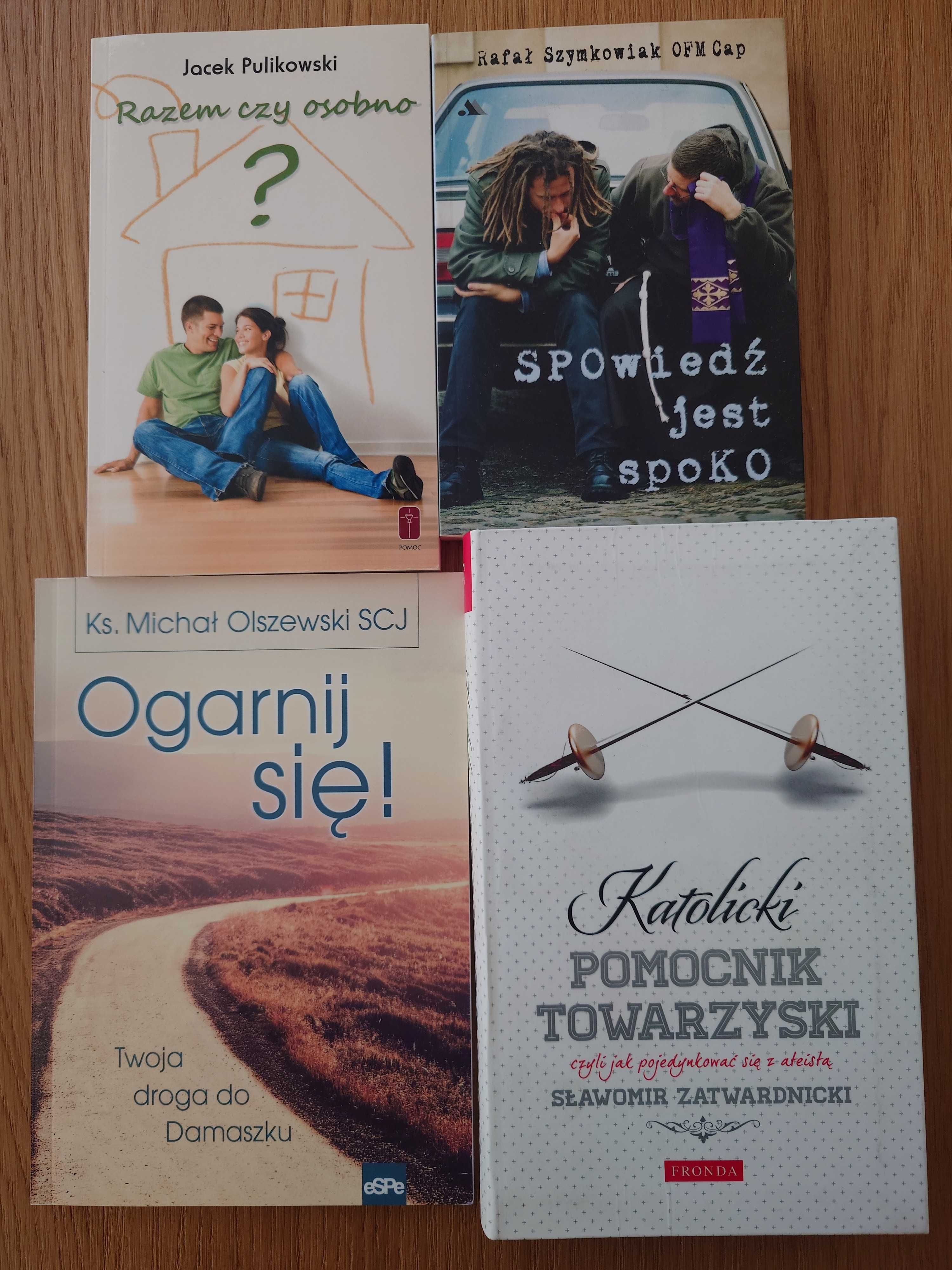 4 książki katolickie Ks. Michał Olszewski Jacek Pulikowski + 2inne