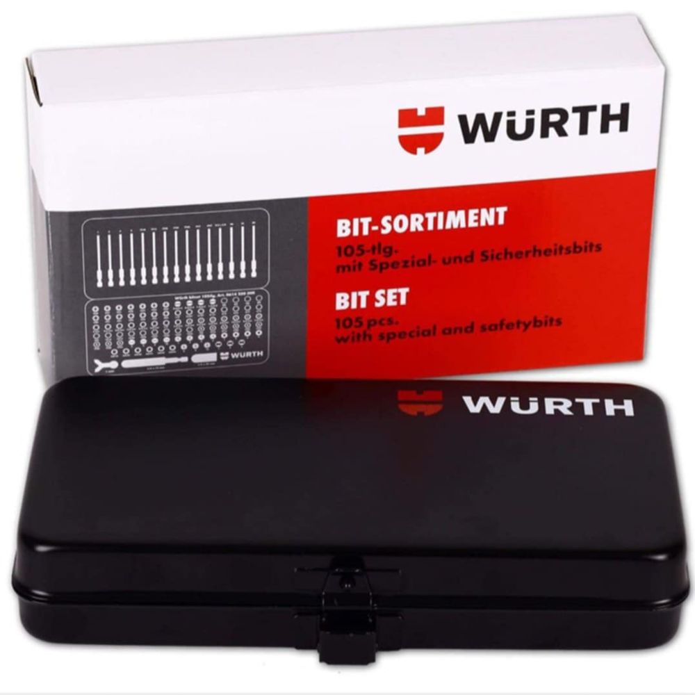 Wurth zestaw bitów 1/4 105 elementów