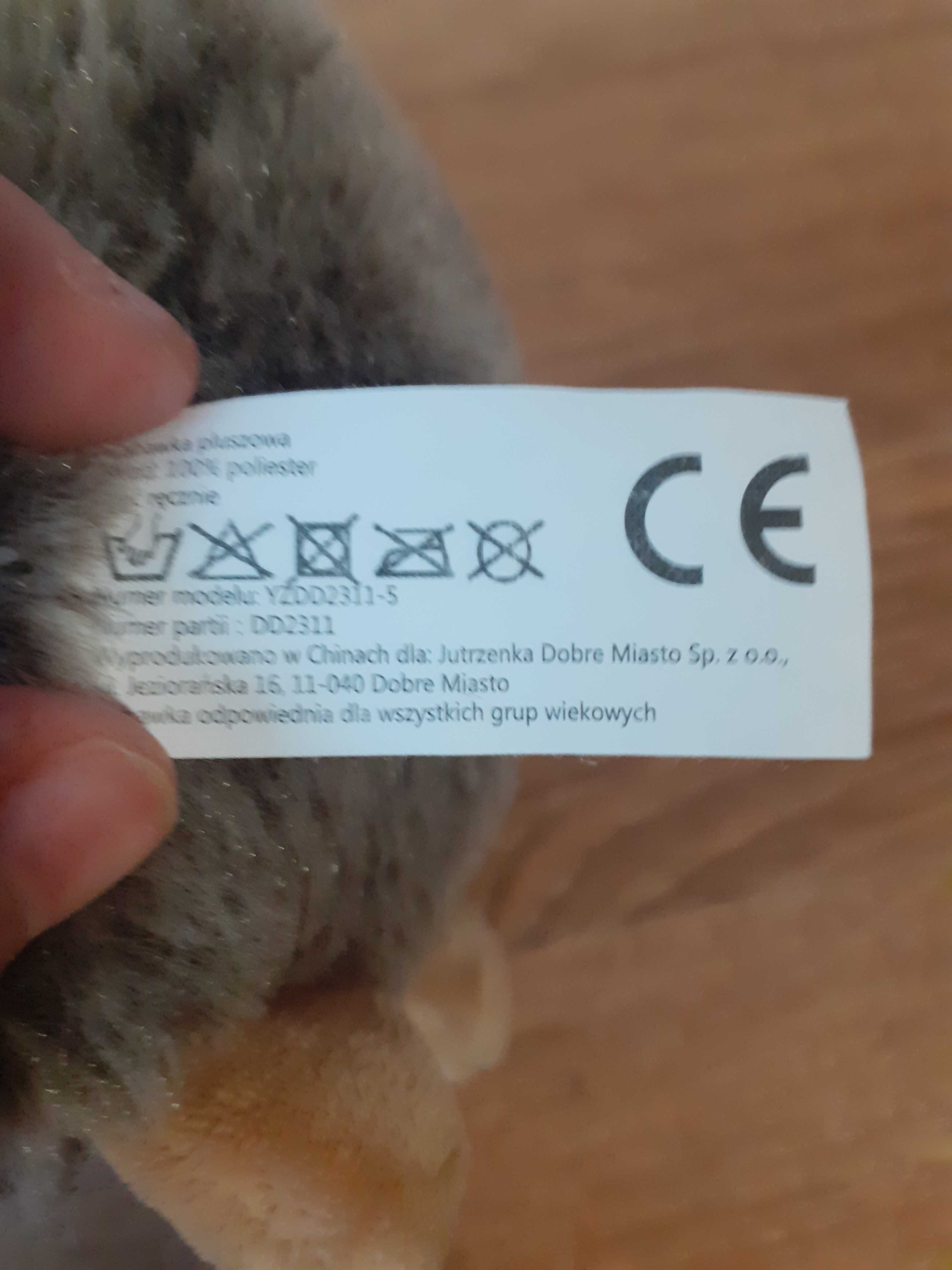 Pluszowy jeż jeżyk maskotka pluszak