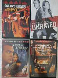DVD'S-4 filmes-originais c/qualidade. O preço é o total das 4 unidades