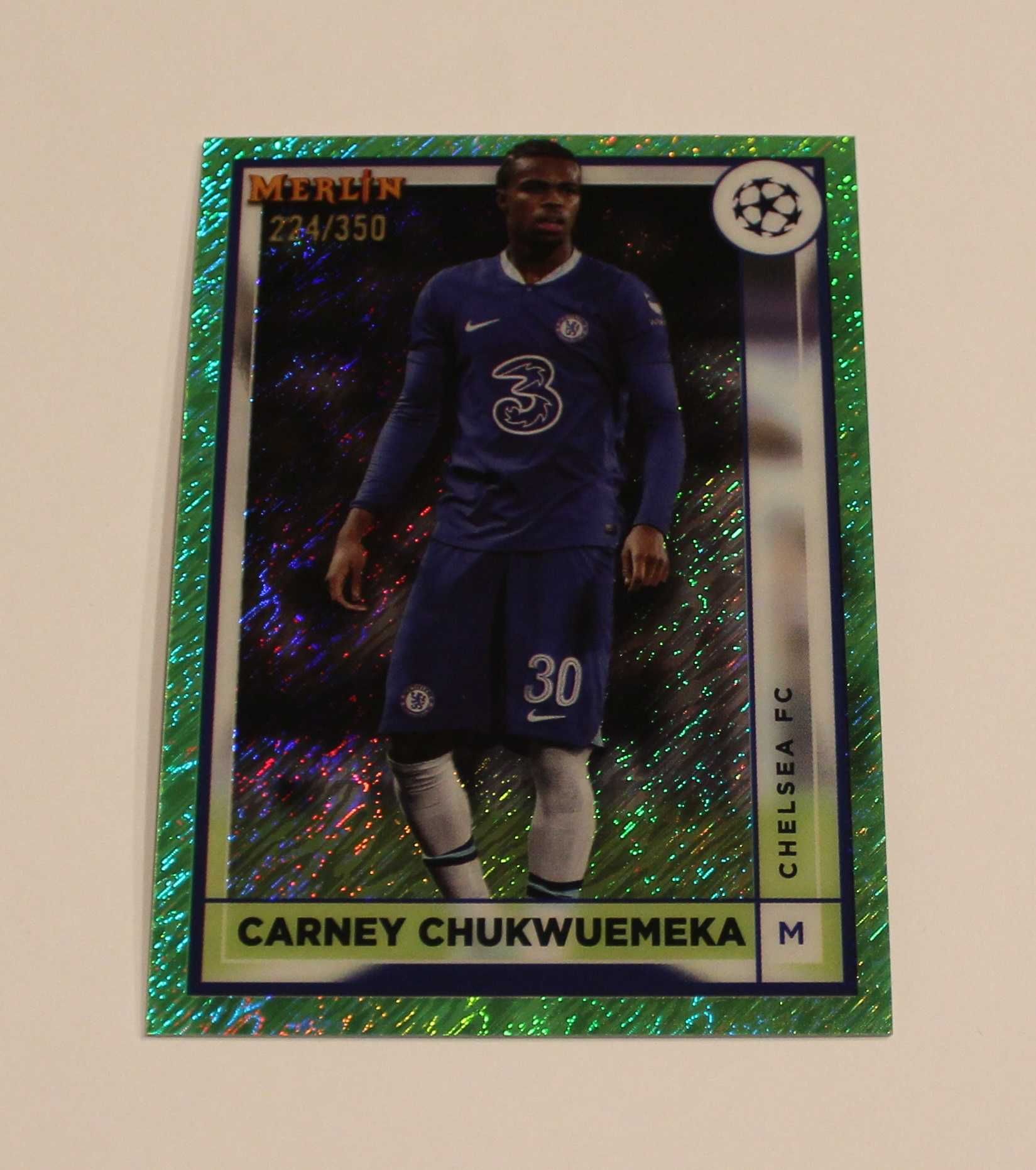 Carney Chukwuemeka limit 224/350 Topps Merlin 2023