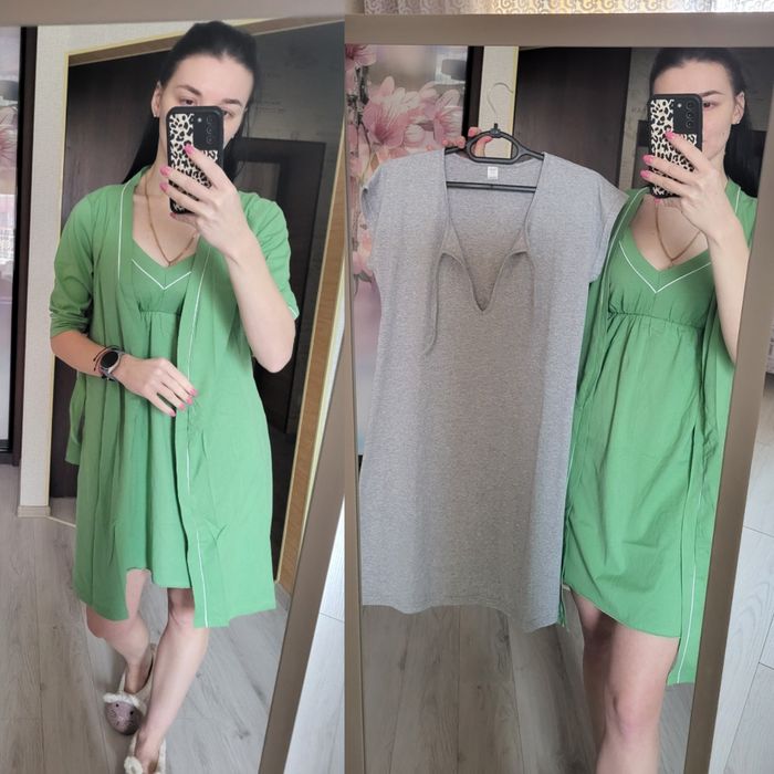 Сорочка для годування. Сорочка на пологи