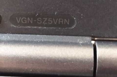 Ноутбук Sony VGN-SZ5VRN (PCG-6QLP) по частям (разборка)
