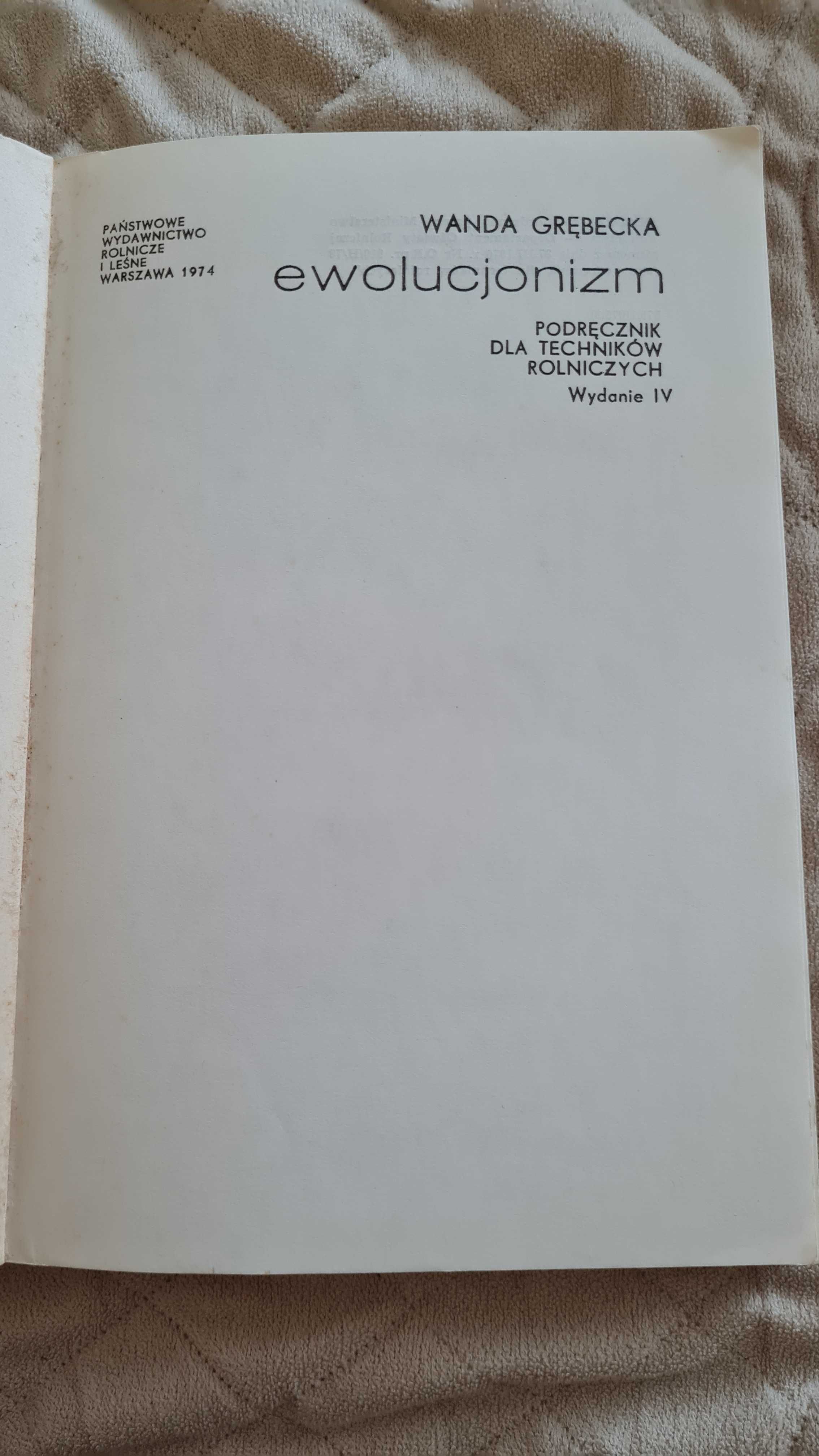 Ewolucjonizm W. Grębecka