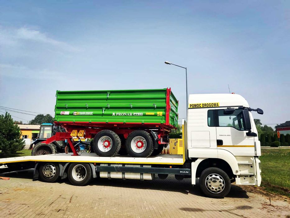 Laweta, Pomoc Drogowa, Holowanie, Transport Ciągników, Maszyn 15T