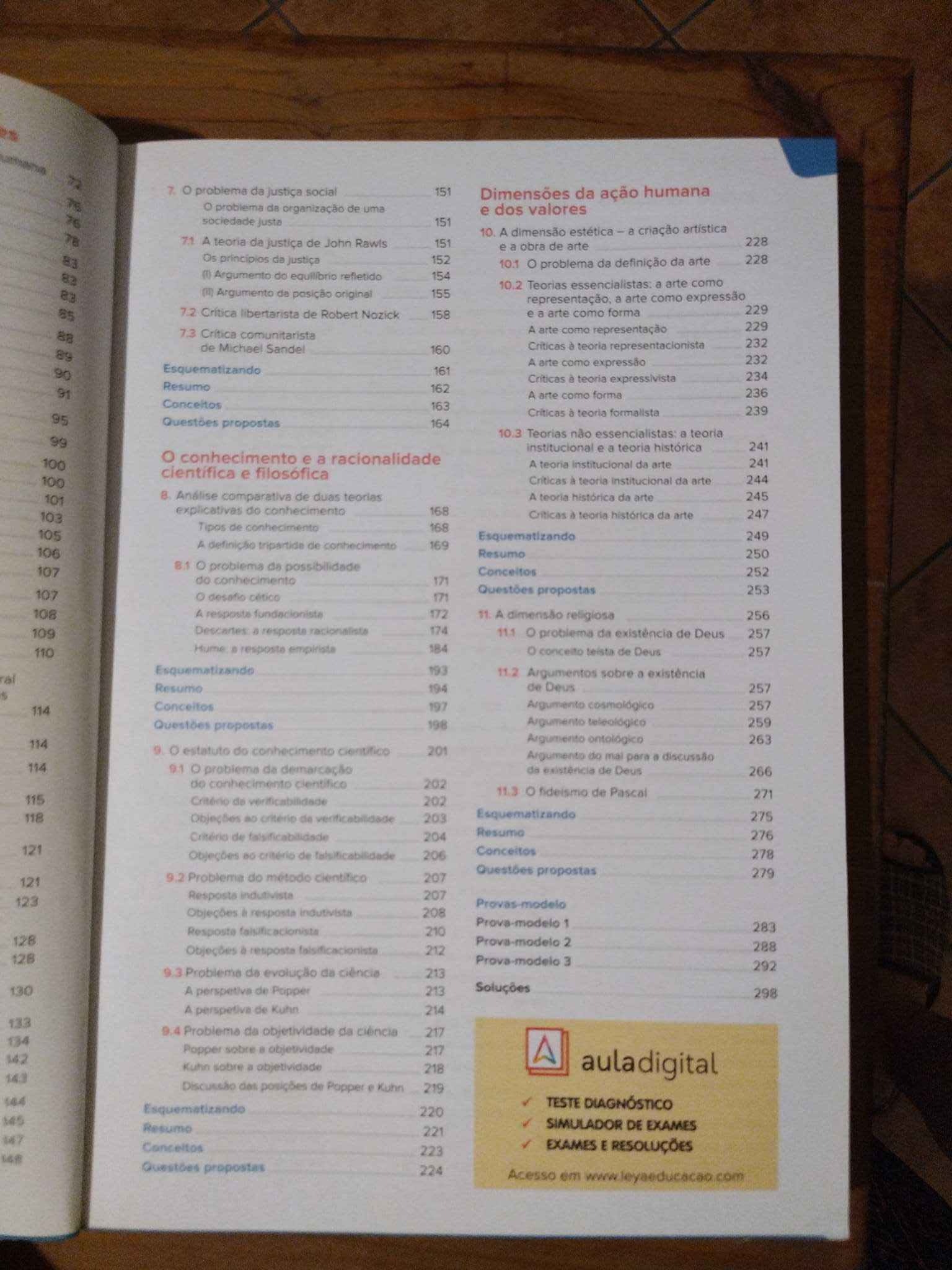 Exame Filosofia 11ºano - LEYA