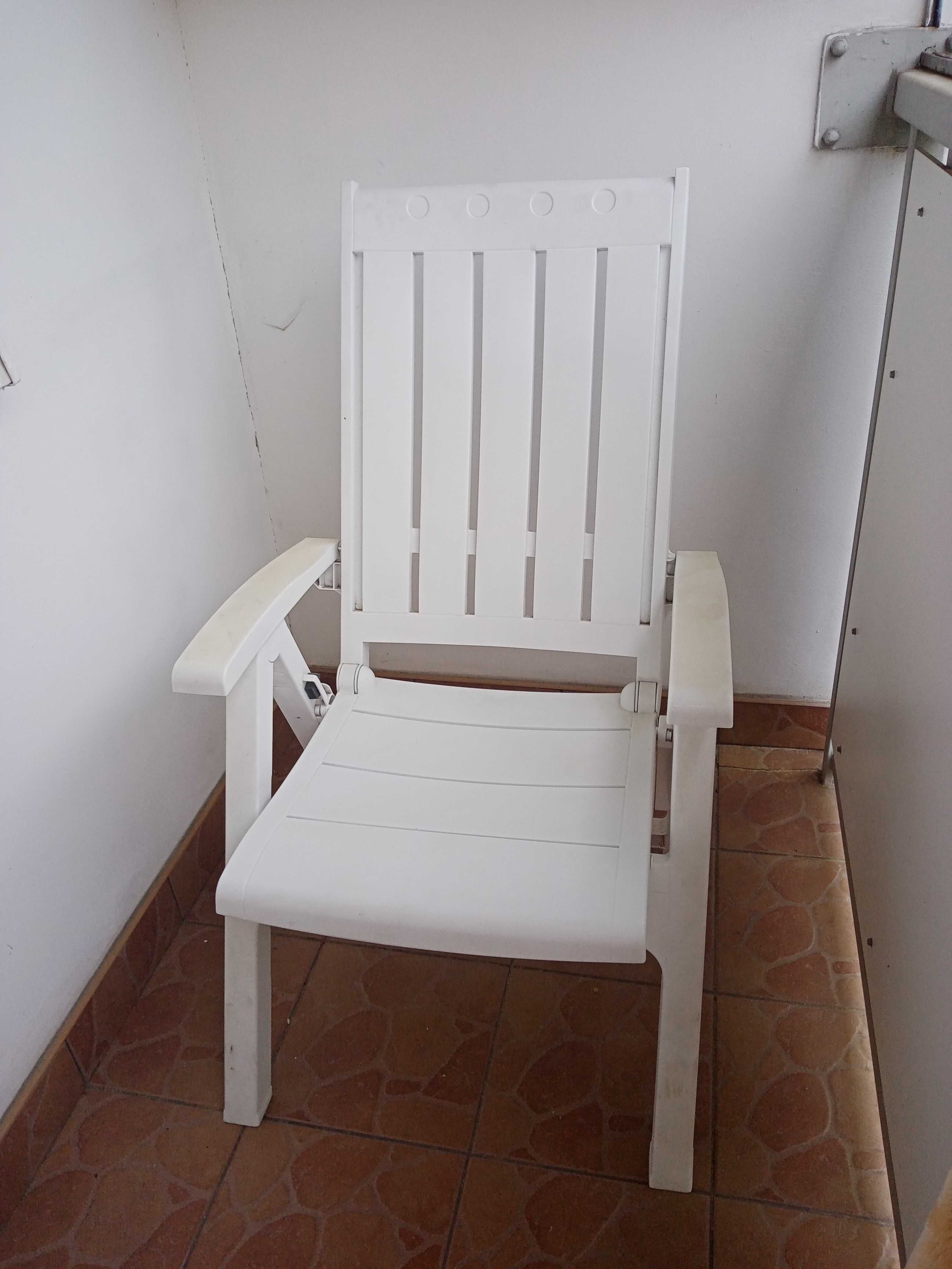 Krzesło, leżak-stabilne plastikowe