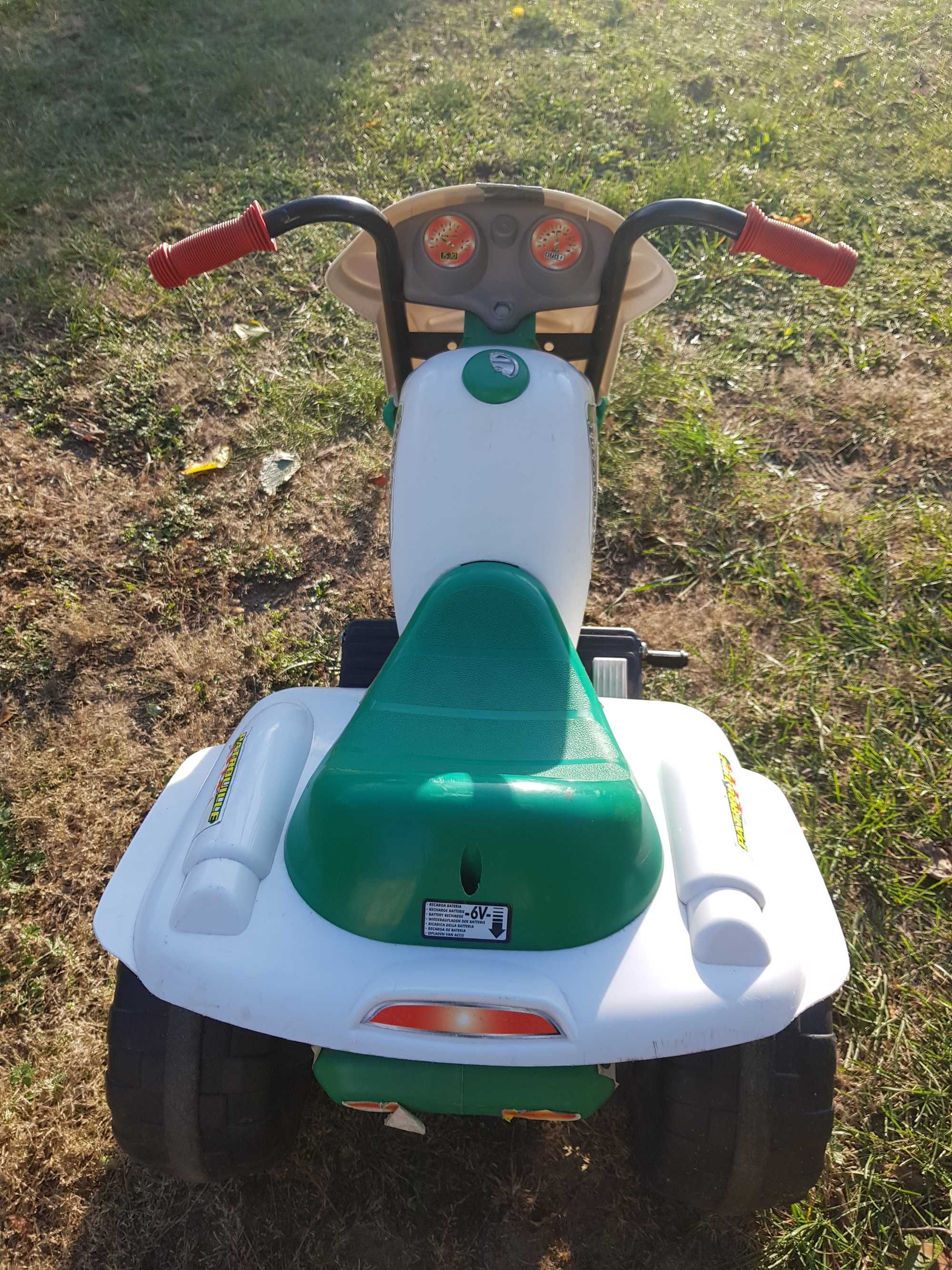 Trójkołowiec quad pojazd na akumulator