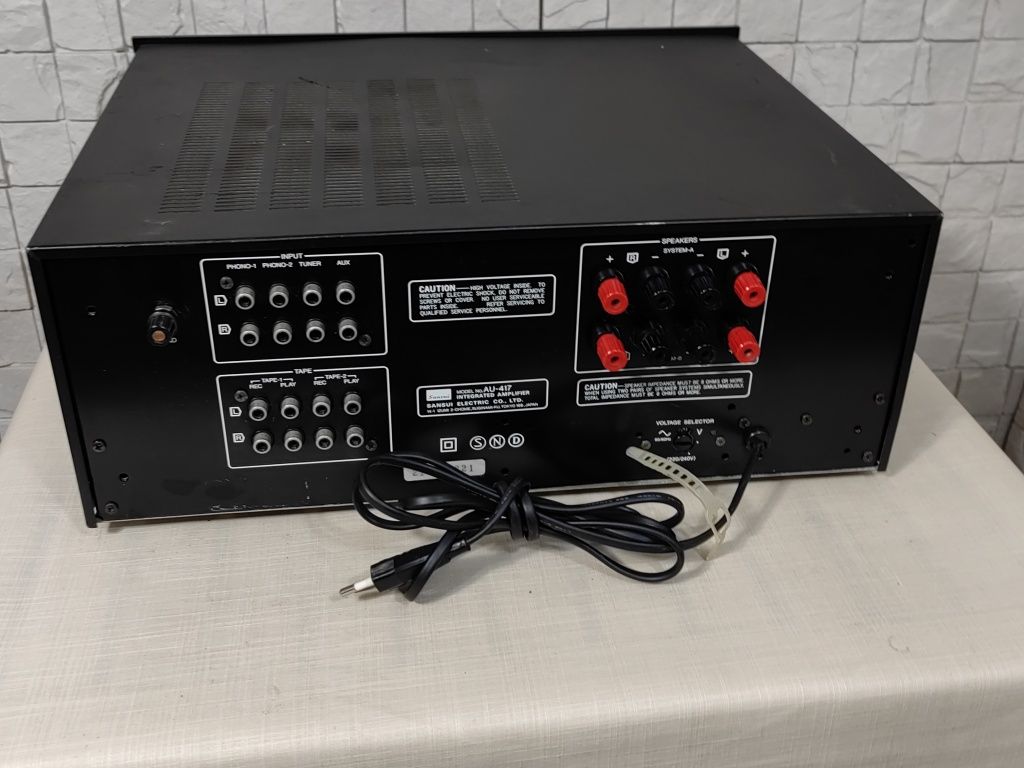 Sansui AU-417 Wysokiej klasy zintegrowany wzmacniacz stereo vintage