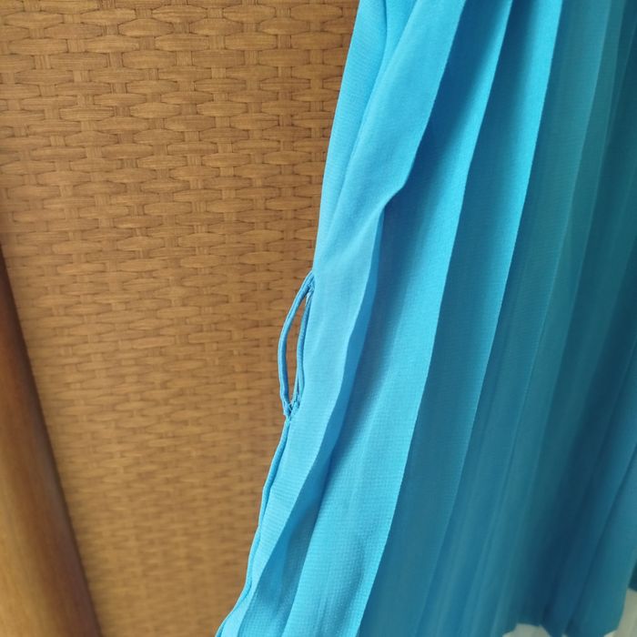 Платье плиссе S размер шифон