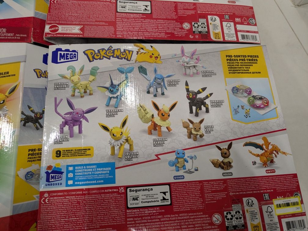Новый MEGA Pokemon every eevee evolution  покемон конструктор lego иви
