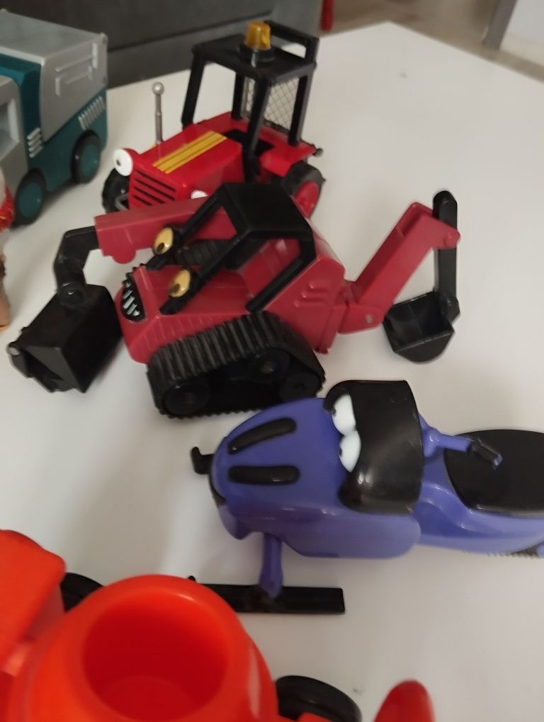 Zestaw Bob Budowniczy Mattel pojazdy figurka betoniarka quad i inne