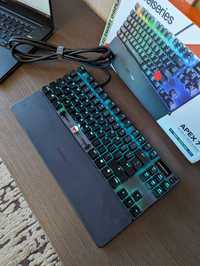 Клавиатура SteelSeries Apex 7 TKL Red Switch (64646) з підсвіткою RGB