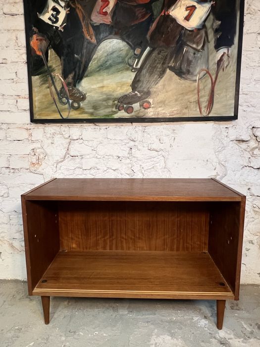 Biblioteczka szafka na winyle stolik tv prl vintage retro