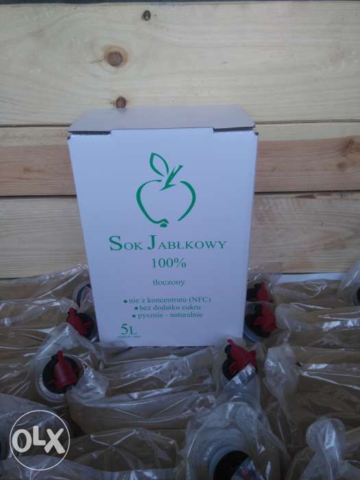 Sok jabłkowy, naturalny, bag in box, NFC