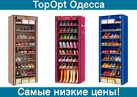 Каркасный тканевый шкаф для одежды и обуви 9 полочек YQF-1190