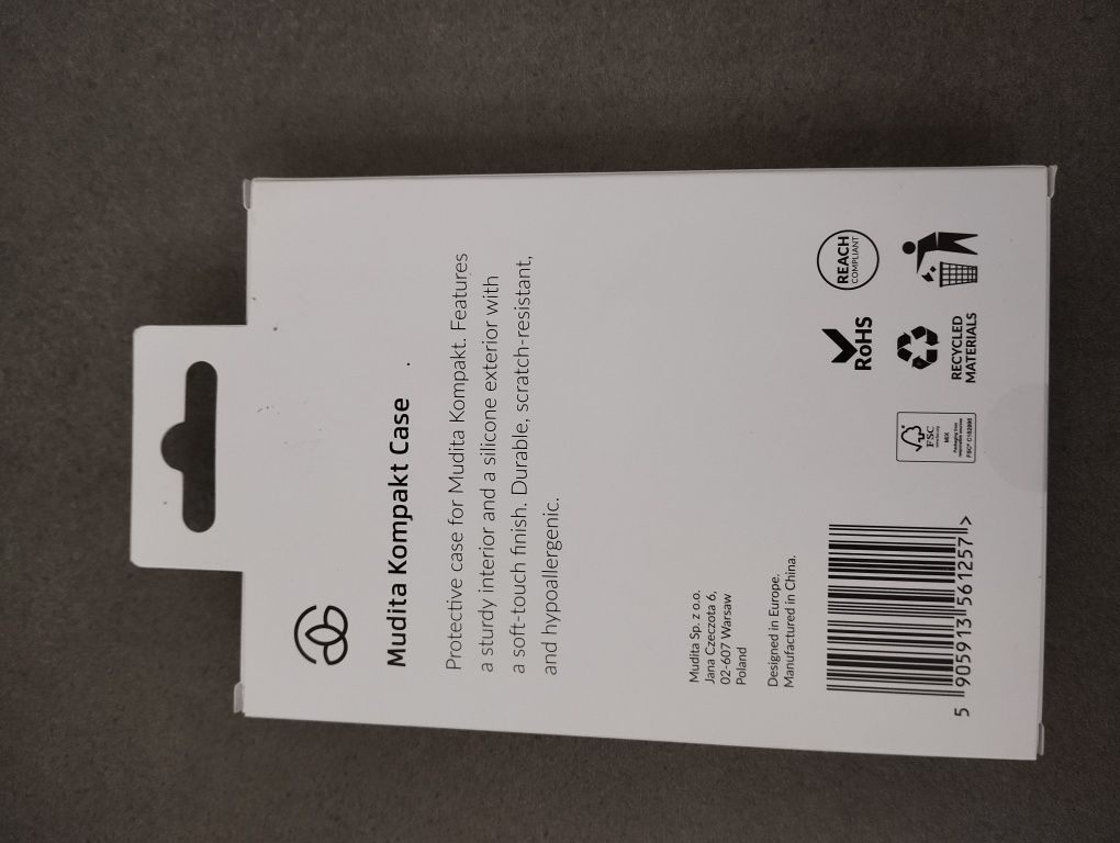 Mudita Kompakt etui na telefon, beż