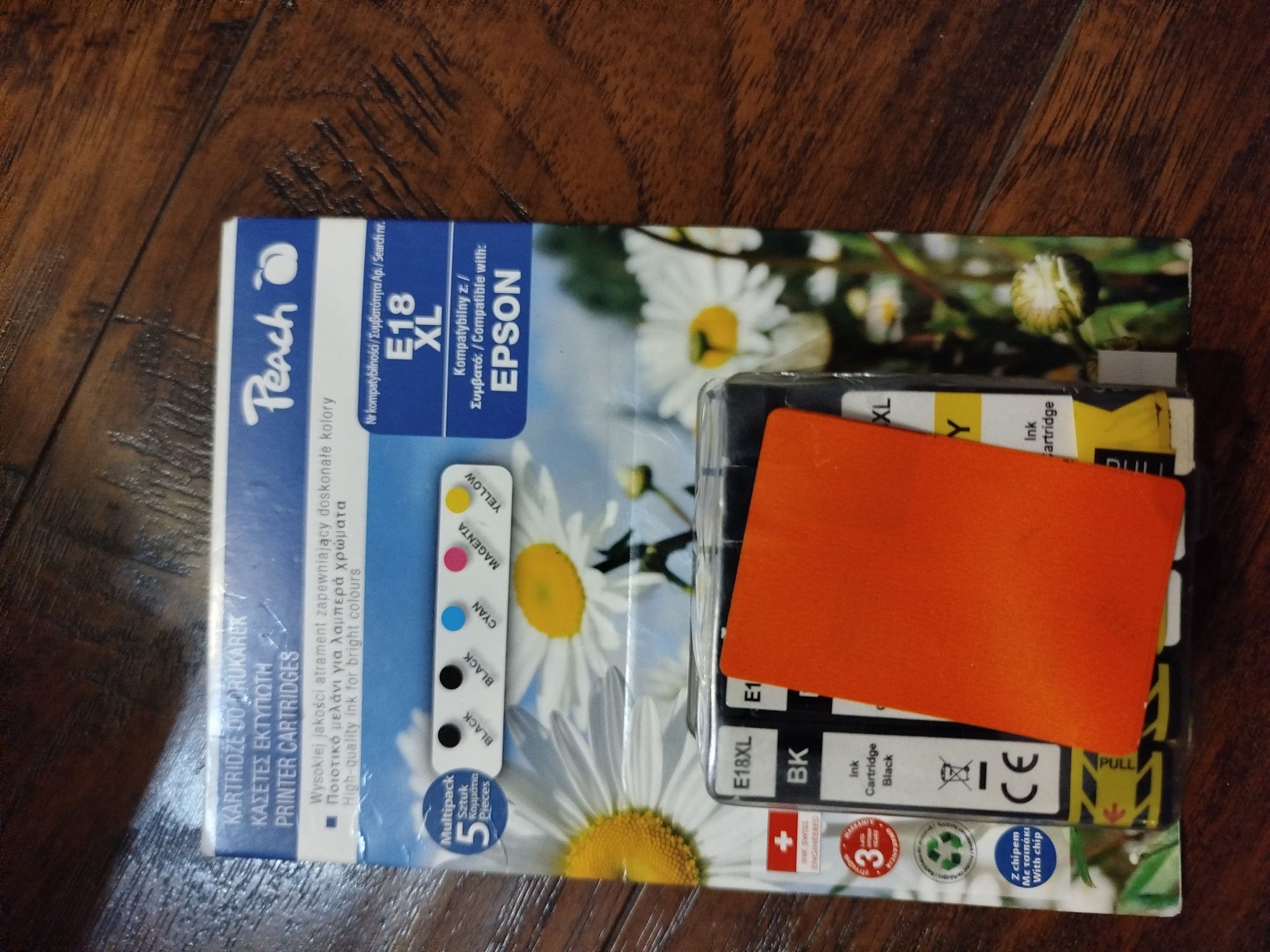 Nowy zestaw kartridże do drukarek Epson e18 xl