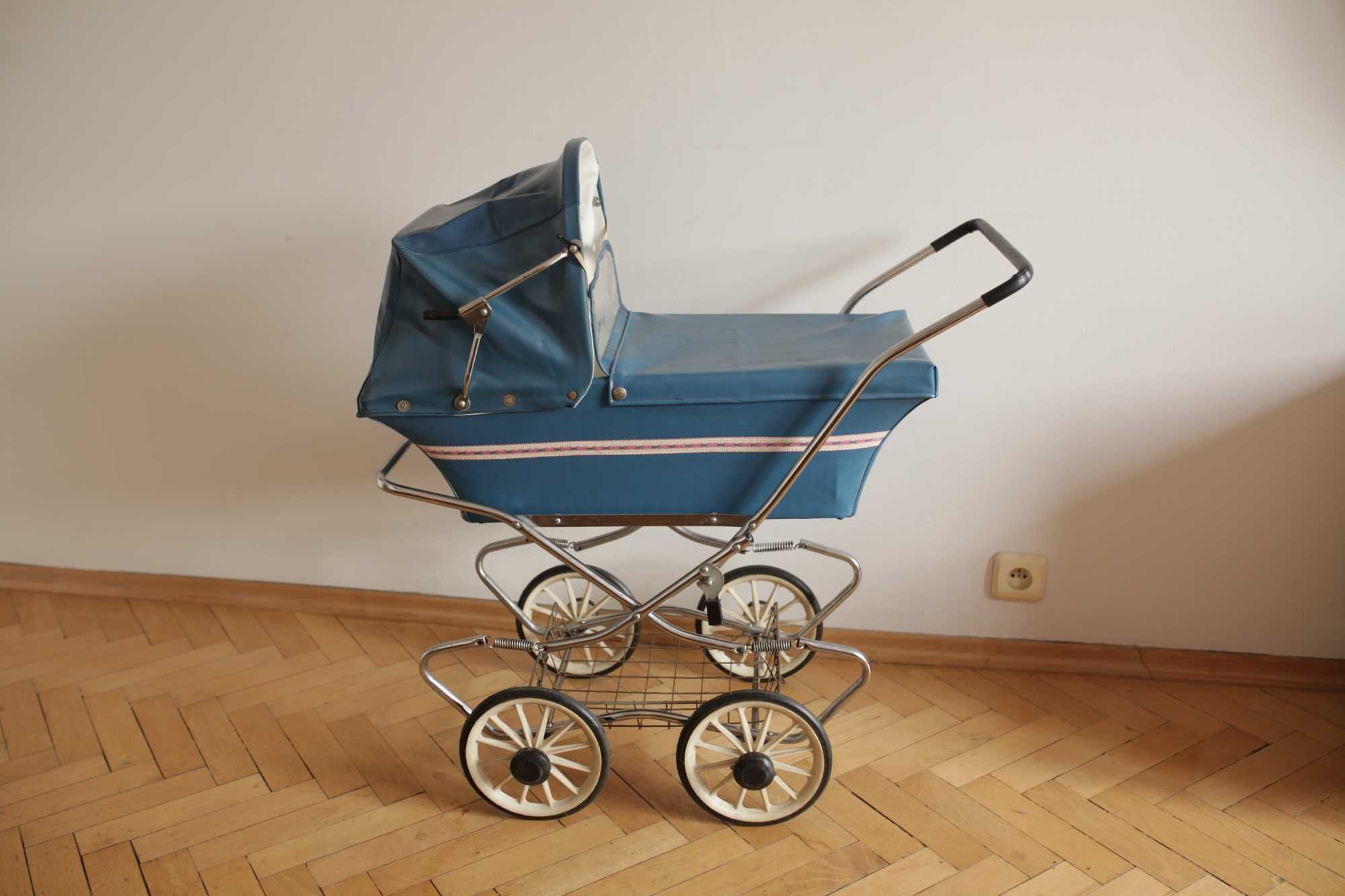 Wózek dla lalek PRL Vintage Retro