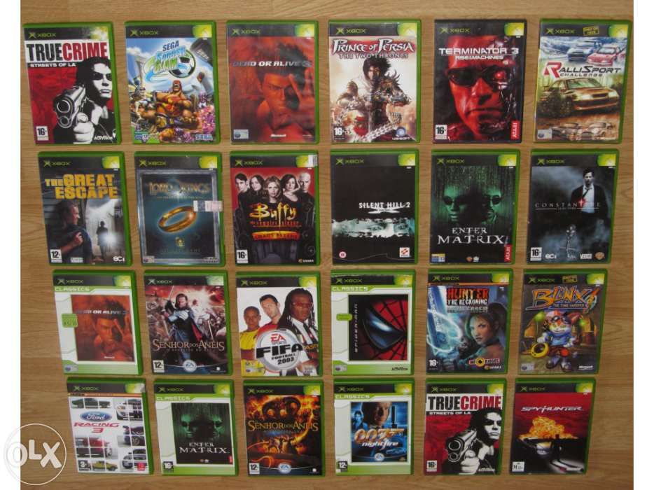 Xbox: Consola Cristal / 200++ Jogos Originais, Comando, +++