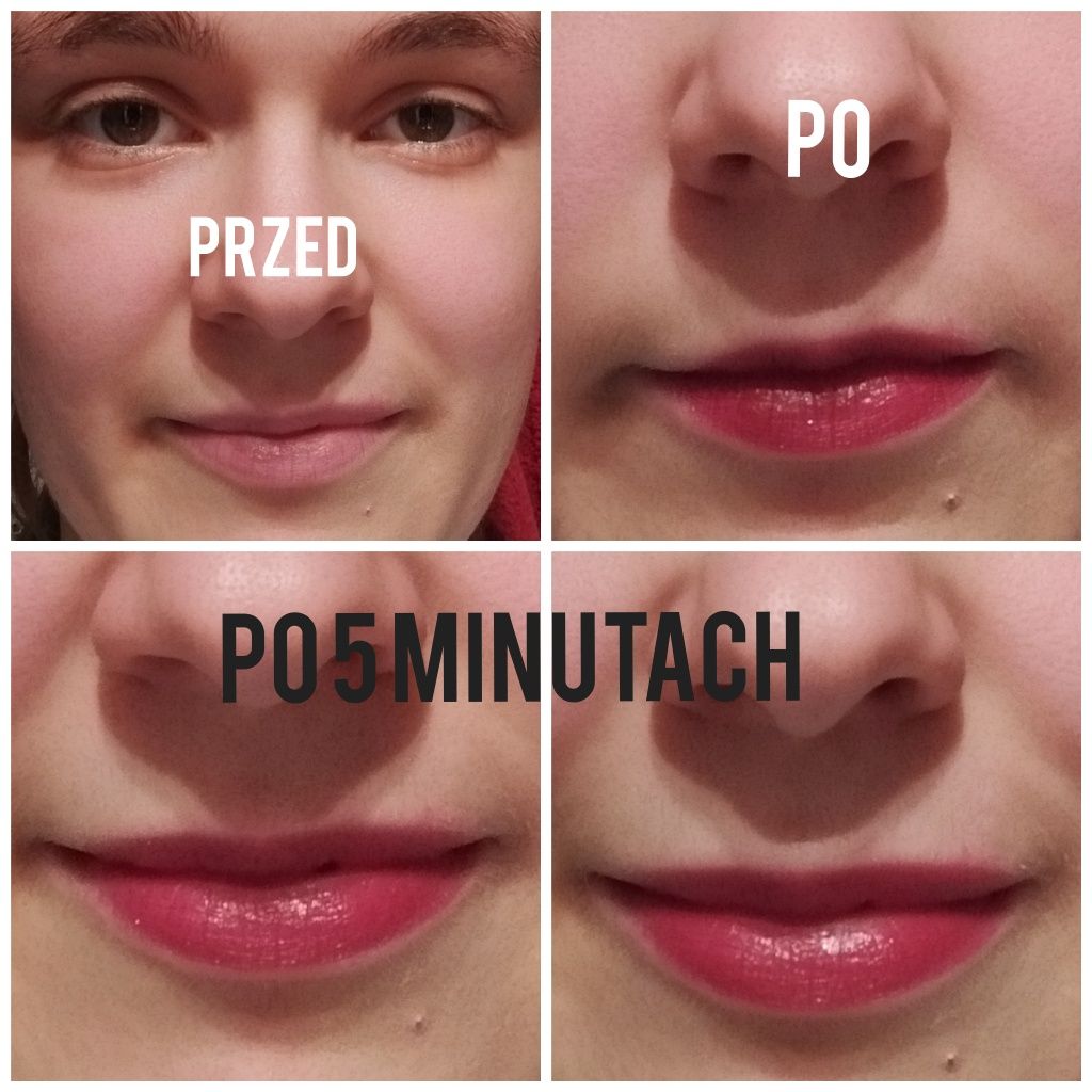 Szminka powiększająca usta