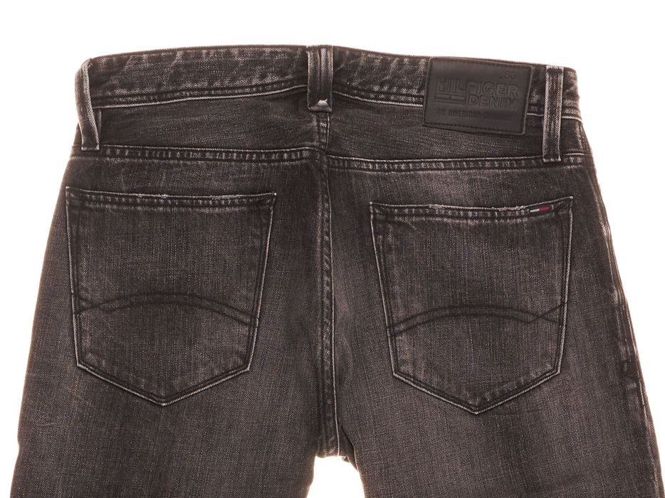 Spodnie Tommy Hilfiger Ryan Harlow Black W31 L32 Męskie Jeans Slim
