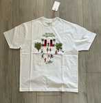 The New Originals – biały T-shirt, haft, L, 100% bawełna (NWT)