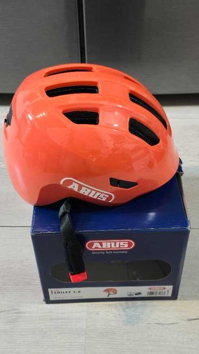 ABUS SMILEY 3.0 Kask rowerowy dziecięcy Lekki pomarańczowy M 50-55 cm
