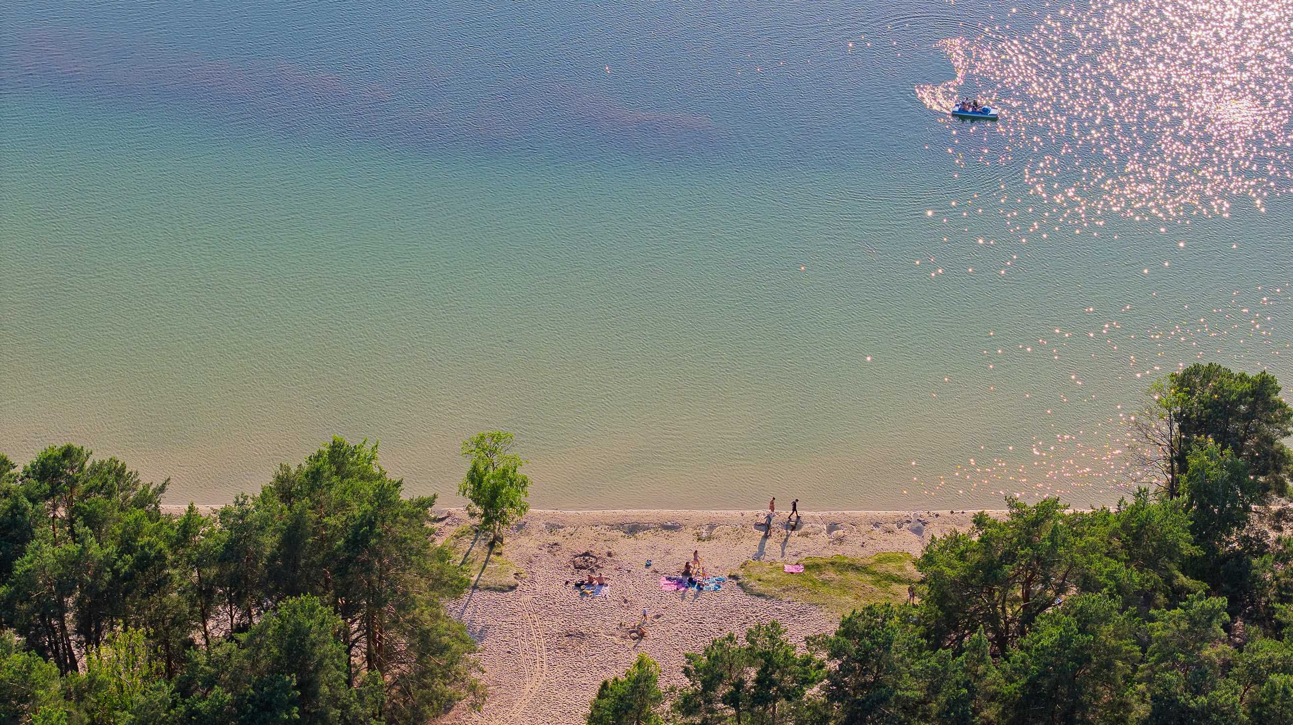 Działka Okuninka  j. Białe blisko głównej plaży