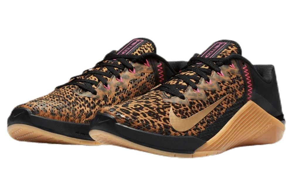 Nike Metcon 6 Black gold buty panterka róż czerń 42